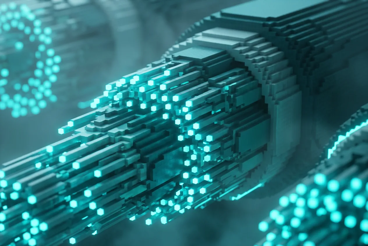 Macro view of a fiber bundle